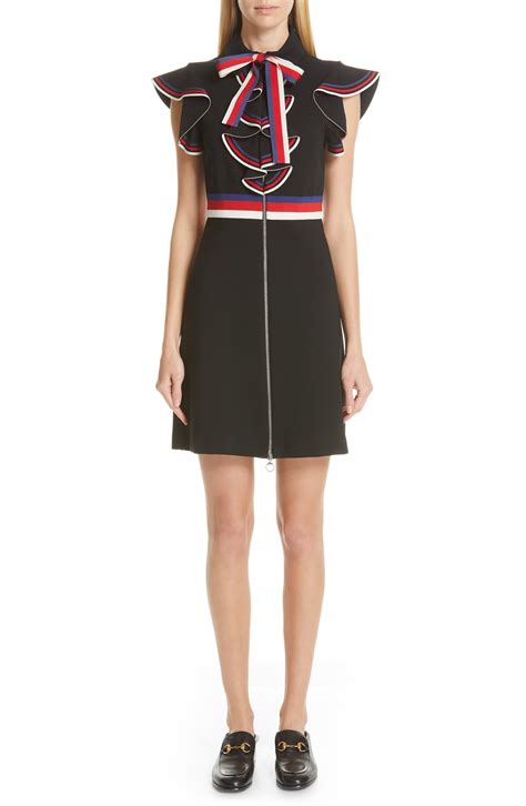 gucci dress with ruffles|gucci ladies dresses.